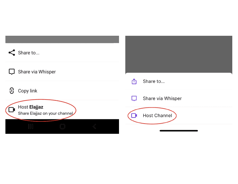 how to host someone else on twitch