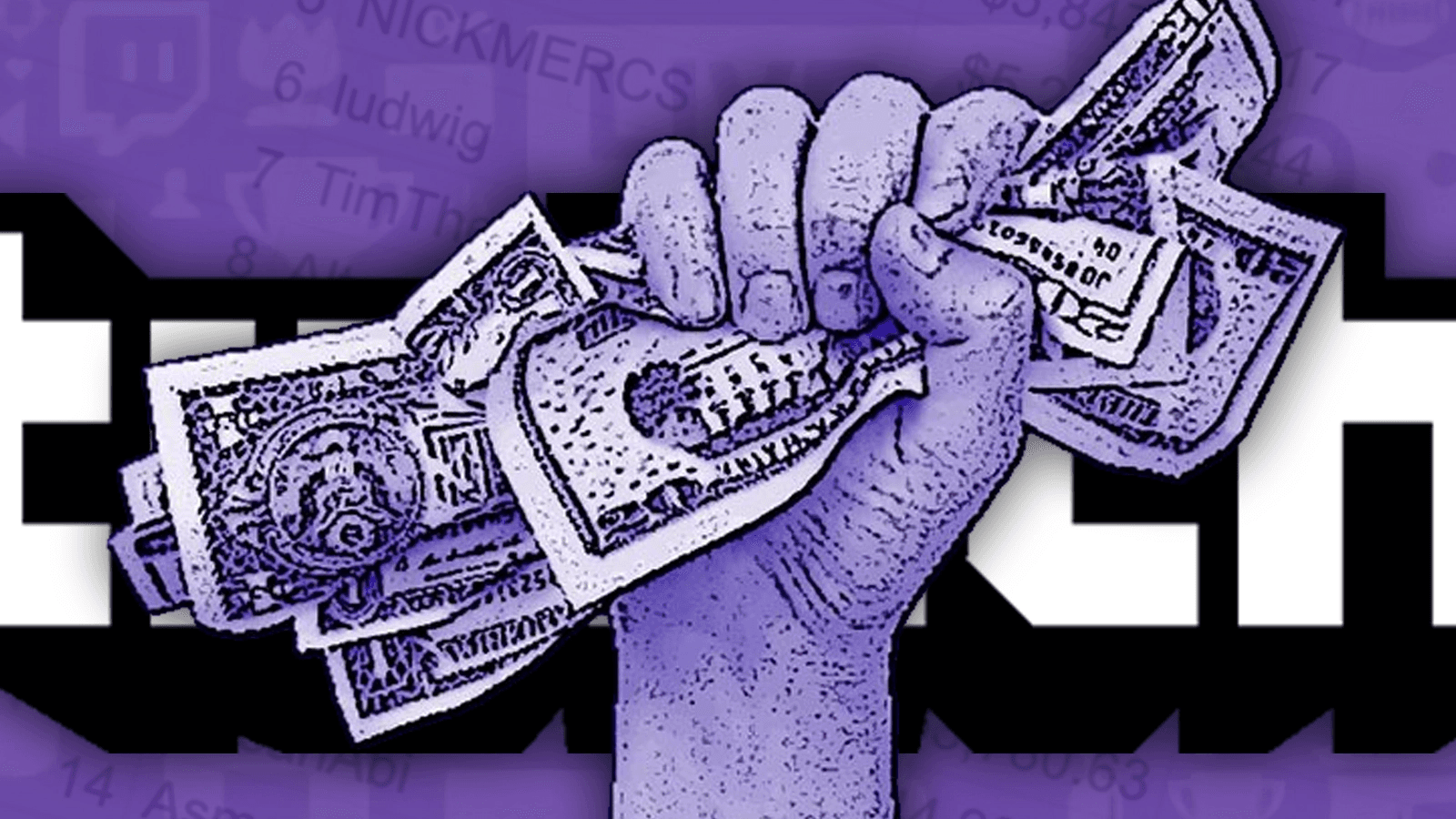 Full list of all Twitch payouts