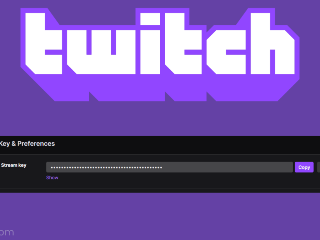 how to find the stream key on Twitch
