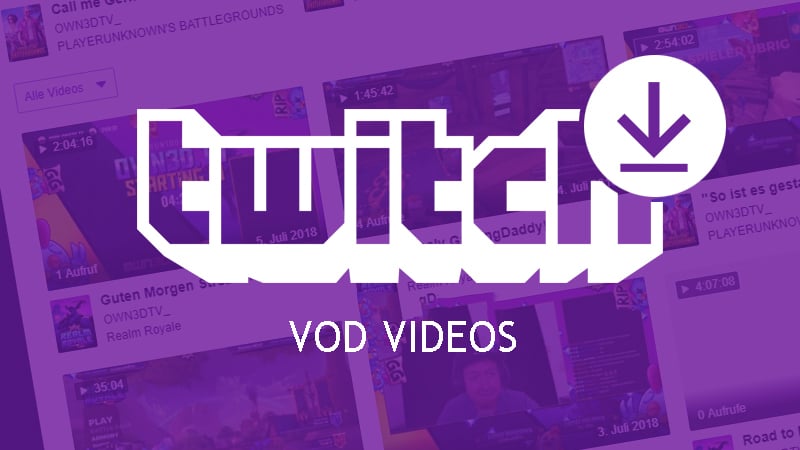 how to delete twitch vod