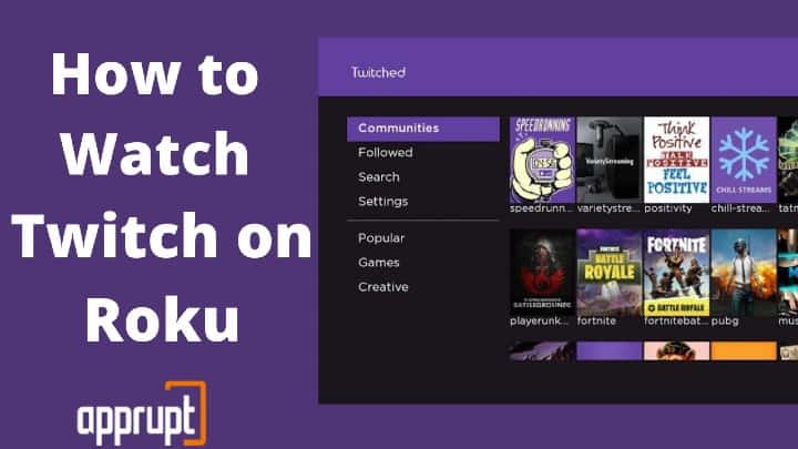 how to get Twitch on Roku