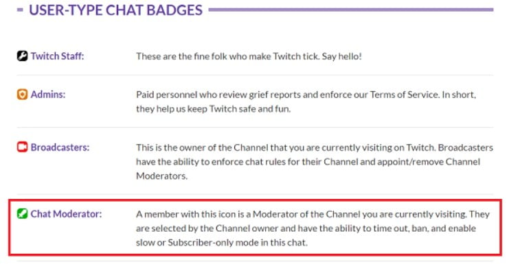 Who Are Twitch Channel Moderators?
