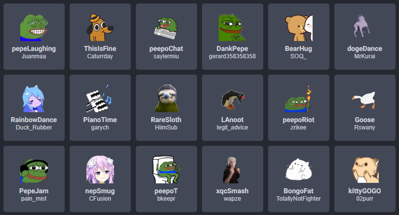 BTTV Emotes